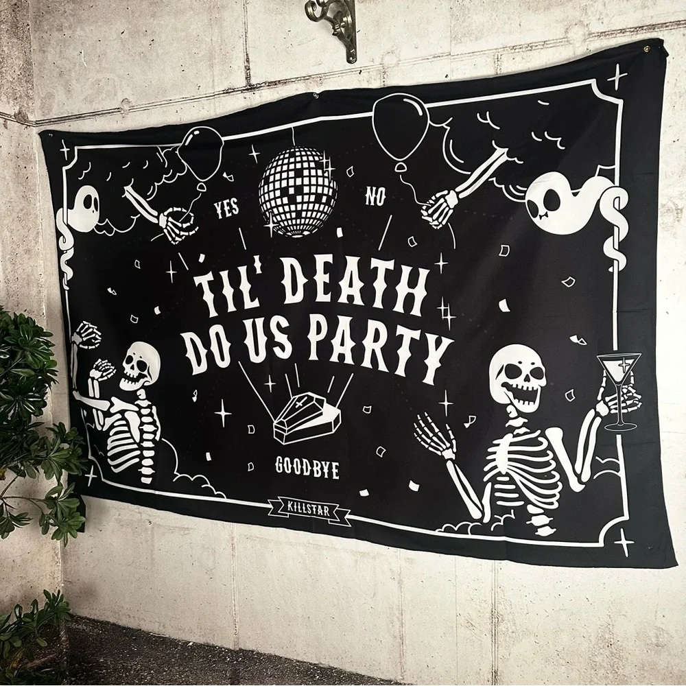 Killstar party decor wall tapestry banner